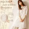 Vestidos de festa japonês doce vestido branco mulheres roupas mori menina meia manga renda bordado oco out feminino gracioso princesa a223