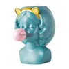 Planters & Pots Planters Pots Cute Girl Blowing Bubbles Succent Vinyl Flower For Home Tabletop Decor Resin Planter 230329 Drop Deliver Dhy6G