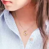 Anhänger Halsketten HUAMI Charme Mode Cut Katze Mond Halskette Link Kette Für Haustier Glück Schmuck Frauen Damen Geschenke