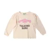 Ins 2023 Korean Childrens Autumn Winter Clothes For Girls Boys Baby Long Sleeve Tshirt Cartoon Funny Tops Wear Tee Cotton 240220
