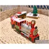 Christmas Decorations 40 Christmas Train Set With Lights And Sounds Railway Tracks Battery Operated Toys Xmas Gift For Kids Drop Deliv Dhapz