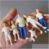 Dekorative Objekte Figuren Familie Junge Mädchen Papa Mama/Miniaturen Menschen/Schöne Figur/Feengartenzwerg/Terrarium/Statue/Zuhause/Puppe Dhmbp