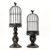 Portacandele Porta gabbie per uccelli vintage Decorazione per tavola di nozze Puntelli in ferro metallico