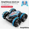 Electric/Rc Car Childrens Gift Four-Wheel Drive Off-Road Vehicle Remote Control For Street Stalls Amphibious Dual Sided Driving Deform Dhxc4