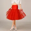 Kjolar kvinnor vintage gotiska bollklänningar sexiga rockabilly prom klänningar tutus fluffy bröllop petticoat rosa kjol kläder