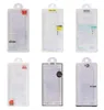 Universal plast tom PVC Retail Package Box Packing Boxes för mobiltelefonfodral iPhone 13 12 11 Pro Max med insert6788502