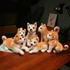 Animals 2530cm Simulation Akita Plush Toy Stuffed Lifelike Shiba Inu Dog Soft Pillow Dolls Toys For Kids Boys Girls Gift Decor 230617 240307