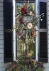 Flores decorativas grinaldas outono grinalda ano redondo porta da frente pingente realista guirlanda decoração de férias para casa a11232865