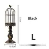 Ljushållare Vintage Bird Cage Holder Wedding Table Decoration Props Metal Iron