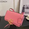 Factory Wholesale Retail Designer Bags Bags Womens Bag New c Button Fashion Trend One Shoulder Crossbody Small Square