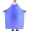 Tablier imperméable épais en PVC bleu, résistant à l'huile, pour le travail des hommes, abattage alimentaire, résistant aux acides aquatiques et aux alcalis, 240227