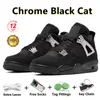 4s Bred Reimagined 4 Basketball Shoes Metallic Gold Sail Vivid Sulphur First Class Black Cat Pink Red Blue Thunder Military Blue Grey Men Women Sport Sneakers