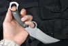 Najwyższa jakość M7721 Stałe ostrze Karambit Nóż 14C28N Stone Wash Blade CNC Pełny tang Micarta uchwyt na zewnątrz taktyczne noże z pazurami z Kydex