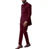Etniska kläder SeaAlp African Mens Jacket and Pants 2 Piece Set Outfit Nigerian Dashiki Suit Wedding Agram