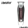 Barbeadores elétricos Máquina de cortar cabelo elétrica Trimmer Corte Hine Barba para homens Ferramentas de estilo Cortador profissional portátil sem fio Drop Deliv Dhqe9