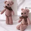 Baby Bear Stuffed Toys 15CM Plush Animals Cute Bag Key Pendant Children Dolls Birthday Gifts Wedding Party Decor 240307