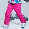 Polaki Dziecięce Dziecko Snow Snow Snow Pants 4 6 8 Teen Boy Girl Winter Rowe Snowboard Snowboard Pants Outdoor Sport Ubranie Zimowe spodnie 30 stopni