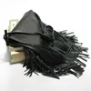 Evening Bags Tassels Yak Leather Women's Bag Crossbody Shoulder Vintage Famous Brands Luxury Woman Messenger