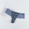 Women's Panties Ice Silk Leopard Print Seamless Bikini Underwear Tanga 2024 Quick-Drying Low Waist Briefs Sexys Strings Lingeries For Woman
