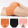 Women's Panties Ice Silk High Waist Briefs Seamless Sexy Lingerie Women Body Underwear Soft Letter Print Breathable Femal