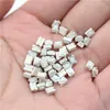 スマートホームコントロール50pcs/lotマイクロボタンタクトスイッチSMD 4pin 3x4x2.5mm白い触覚プッシュモーメント