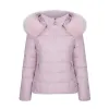 Parkas 2024 veste d'hiver nouvelles femmes Parka col de fourrure amovible décontracté femme coton doudoune de haute qualité court dames manteau bouffant