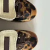 Sapatos de grife 00s wales bonner x sam baitys pônei tonal leopardo impressão branco marrom renda designer original homens mulheres tênis vintage treinador treinamento