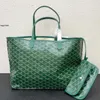 5A Zweiteilige Einkaufstasche aus Leder mit Brieftasche, Kartenhalter, Messenger-Schlüssel, Münze, Schultertasche, Damen, grün, braun, Blumentaschen