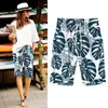 Women's Shorts Women Fashion Casual Print Summer High Waisted Biking For Pack Athletic With Pockets