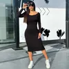 Damenbadebekleidung Strand Outlet Frauen 2024 Badekleidung Kleid Sommer Outfit Einfarbiger Hals Midirock Slim Fit Gesäß Spandex CoverUp für