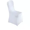 Housses de chaise de fête de mariage en Polyester et spandex blanc, pour mariage, Banquet, décoration d'hôtel pliante