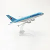 16cmエアバスA320 A330 A350 A380 BOEING B737 B747 B777 B787飛行機モデルDIECAST Airriner Model Model Kids Gift 240307