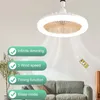 3In1 Ceiling Fan With Lighting Lamp E27 Converter Base Remote Control For Bedroom Living Home Silent LED Ac85-265v