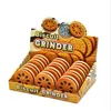 Oranje Cookie Metalen Grinder Vorm 55mm Kruid Grinde Crusher 2 Laag Gedroogde Bloemen Kruiden Thuis Grappig Cadeau