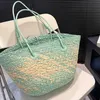 Moda feminina tecido palha sacos de ombro verão praia saco de palha tecido crossbody bolsa feminina bolsas saco de compras