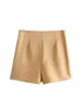 Women's Shorts Spring Women Criss-Cross Skirts Elegant High Waist Solid Casual Simple Skirt Summer 2024 Fashion