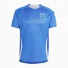 2024 Soccer Jersey Jouey Men Women Kids Kid Kit Totti Donnarumma Chiesa Barella de Italia Rossi R.Baggio Scaca Raspadori Football Shirt 22 23 24 Version 2024