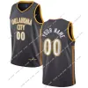 2024 Maillots de basket-ball pour hommes jeunes Oklahoma "City Thunder" personnalisé 2 Shai Gilgeous-Alexandre Davis 9 Bertans 5 Luguentz Dort Chet 7 Holmgren 29 Josh Giddey