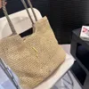 Luxury Tote Bag Lafite Camera Bag Designer Waven Bag Summer Beach Bag Summer Straw Shopping Bag Livsmedelskorg Beckbag 240308