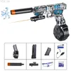 Gun Toys Pistolet jouet pour enfants modèle de jeu de saut électrique à grande vitesse la même vente chaude (couleur/motif de camouflage et accessoire aléatoire YQ240307