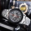 Hot Sale Montre Luxe Original Taggar Carrera Chronograph Men Tourbillon Skeleton Dial Designer Watches High Quality Mens Watch Dhgate Aaa New