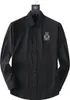 Designer Men's Dress Gentleman's Shirt New Long Sleeve Anti-Wrinkle Business Men's Shirt Casual Shirt Luxury AA Clothing M-3XL 99#
