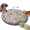 Rolling in Torebka Cat Toys Interactive Ball Hide and Seek Cat Catching Game Ball Motion Aktywuj ćwierkanie inteligentnego kota ćwiczeń 240226