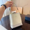 Ny designer Mollie Bucket Bag Summer Straw Crossbody Bag Fashion Woven Handväskor Kvinnor Beach Bag Axelväska Luxury Leather Tote Classic Holiday Seaside Bag 240307