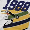 F1 Car Racing Vintage Senna Helmet Tshirt Homme Men Streetwear 4xl 5xl 6xl 100% bawełniana koszula