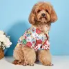 Cão vestuário roupas para animais de estimação moda animal frutas roupas camisa dos desenhos animados kawaii macio traje casual pequenos cães na moda primavera outono atacado