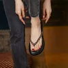 2024 Soft Sole Flip-Flops Women's Summer New Simple Non-Slip Beautiful Leisure Beach Sandals