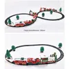 Christmas Decorations 40 Christmas Train Set With Lights And Sounds Railway Tracks Battery Operated Toys Xmas Gift For Kids Drop Deliv Dhapz