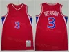 Retro Basketball Jerseys 3 Allen Iverson 55 Jason Williams 4 Chris Webber 10 Michael Mike Bibby Stephen Curry 30 Vintage najwyższa jakość dla Mans Sport Wears Koszulki