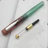Stylo plume platine original PREFOUNTE 3 couleurs Transparent 03mm plume en acier inoxydable papeterie scolaire pour écrire pierre de naissance 240306